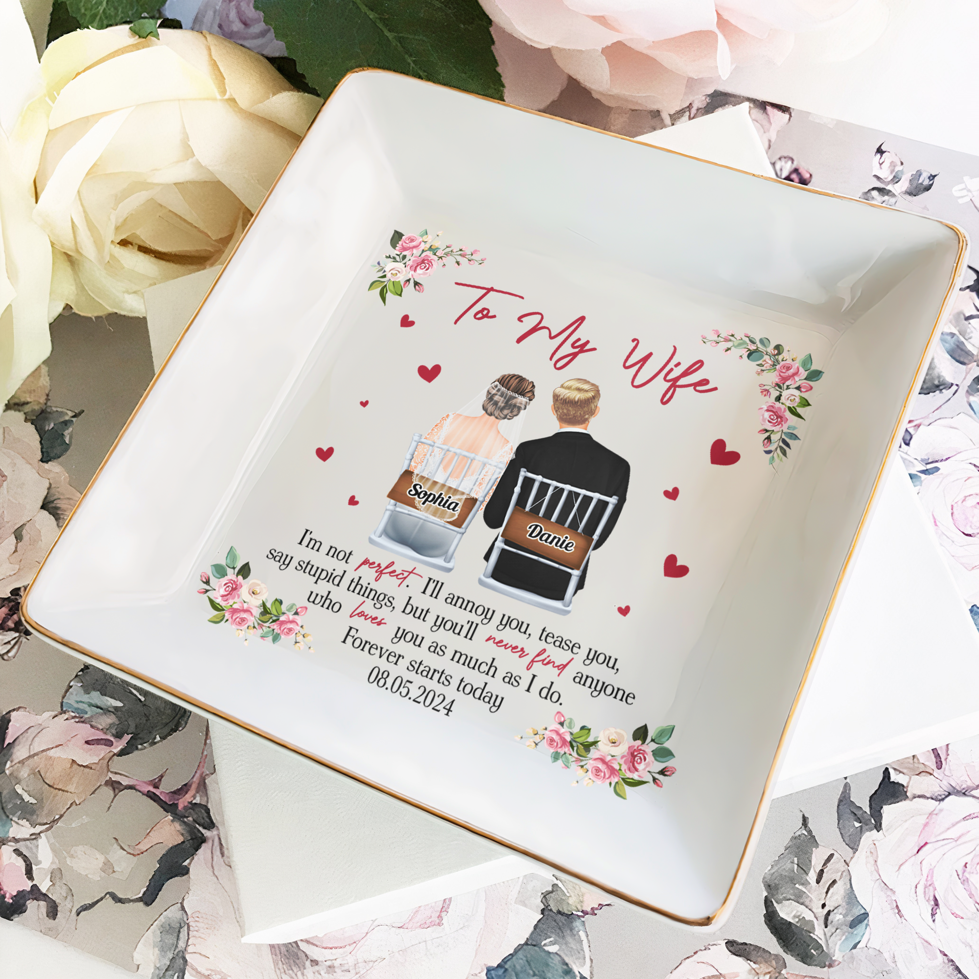 Forever Starts Today – Personalized Jewelry Dish